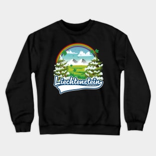 Liechtenstein travel logo Crewneck Sweatshirt